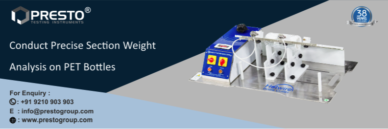 Conduct Precise Section Weight Analysis on PET Bottles